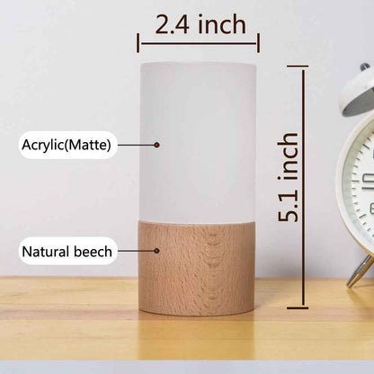 Bamboo LED Night Light - A Natural Touch for Your Home