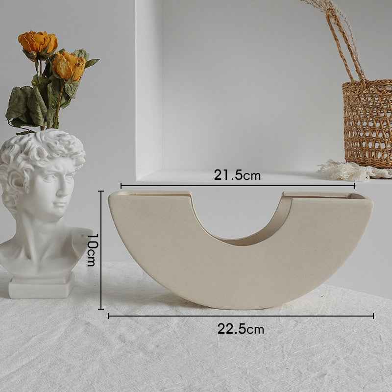 Nordic Ceramic Table Vase - Minimalist Elegance for Your Home