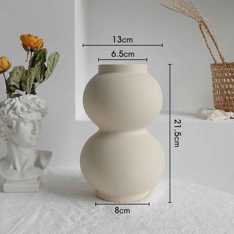 Nordic Ceramic Table Vase - Minimalist Elegance for Your Home