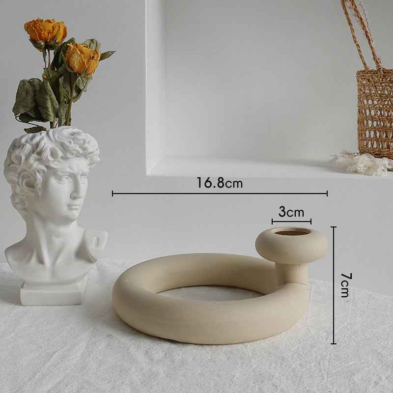 Nordic Ceramic Table Vase - Minimalist Elegance for Your Home