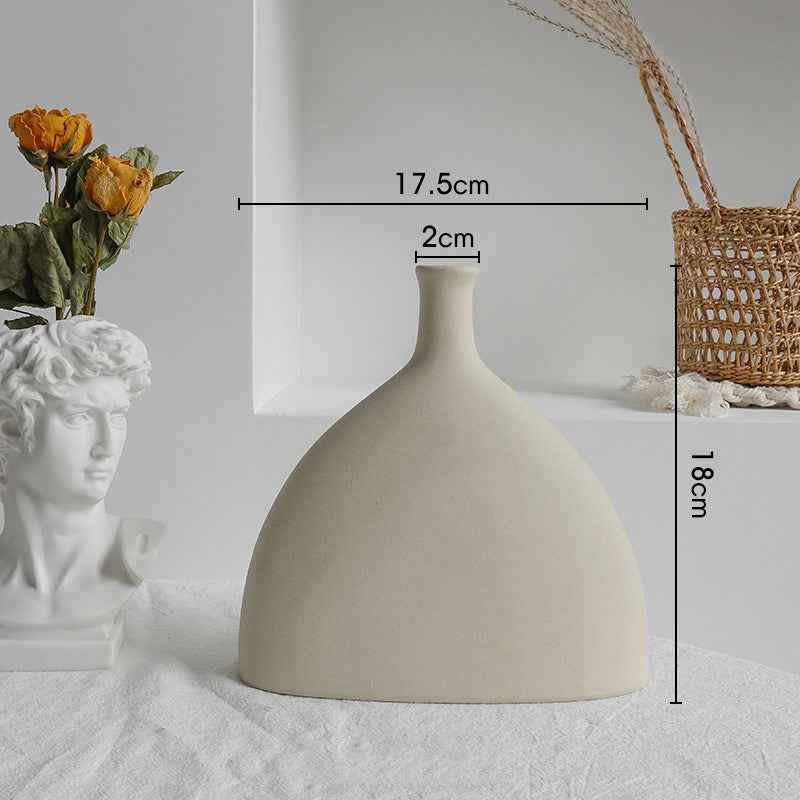 Nordic Ceramic Table Vase - Minimalist Elegance for Your Home