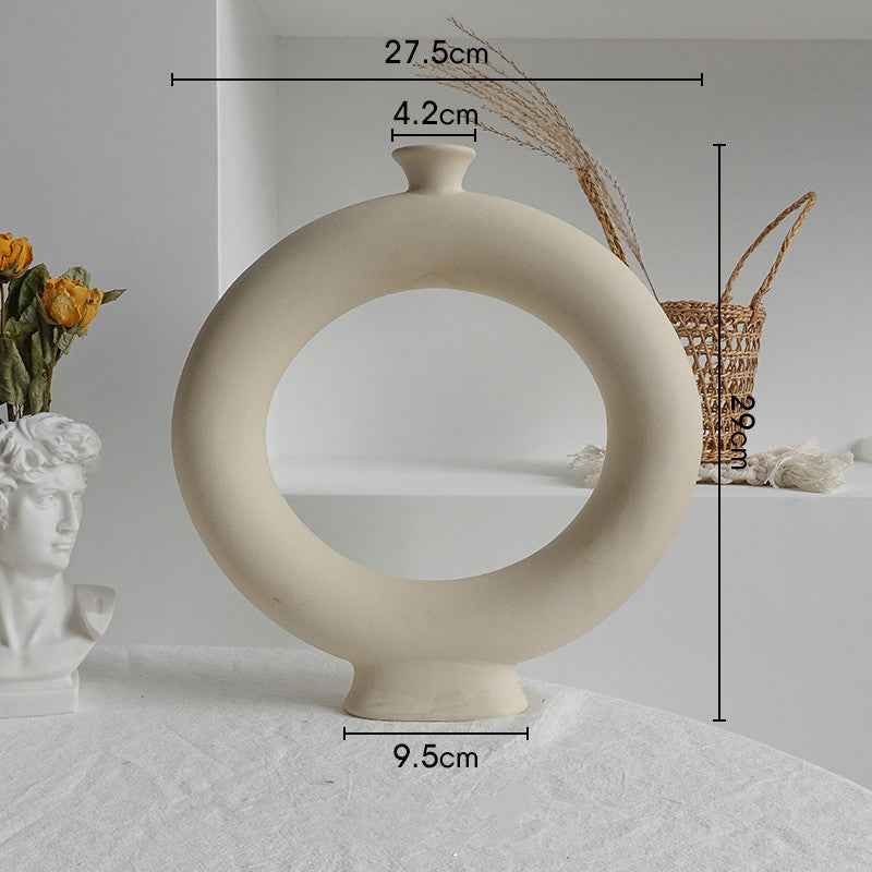 Nordic Ceramic Table Vase - Minimalist Elegance for Your Home