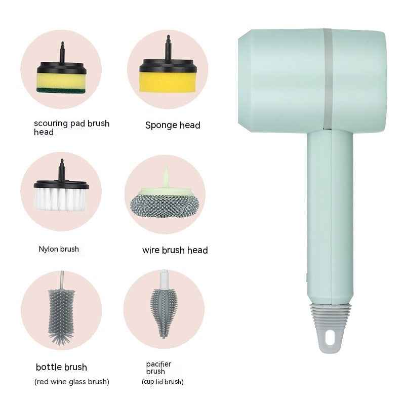 Electric Cleaning Brush – Wireless USB Rechargeable Scrubber for Effortless Cleaning
