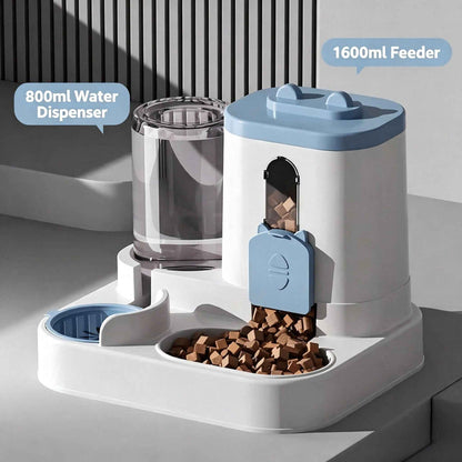 Gravity Pet Feeder & Water Dispenser: The Ultimate 2-in-1 Solution
