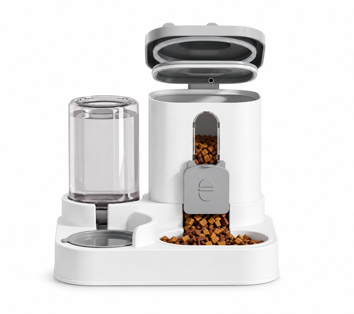 Gravity Pet Feeder & Water Dispenser: The Ultimate 2-in-1 Solution - Nuvora