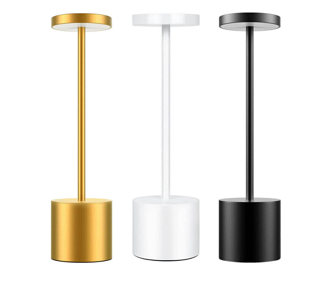 Rechargeable Touch Dimmer Table Lamp for Bars, Hotels, and Restaurants with USB-C Connectivity