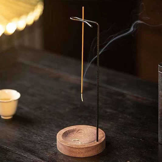Incense Holder Burner Stick Aromatherapy - Stylish Wooden Design