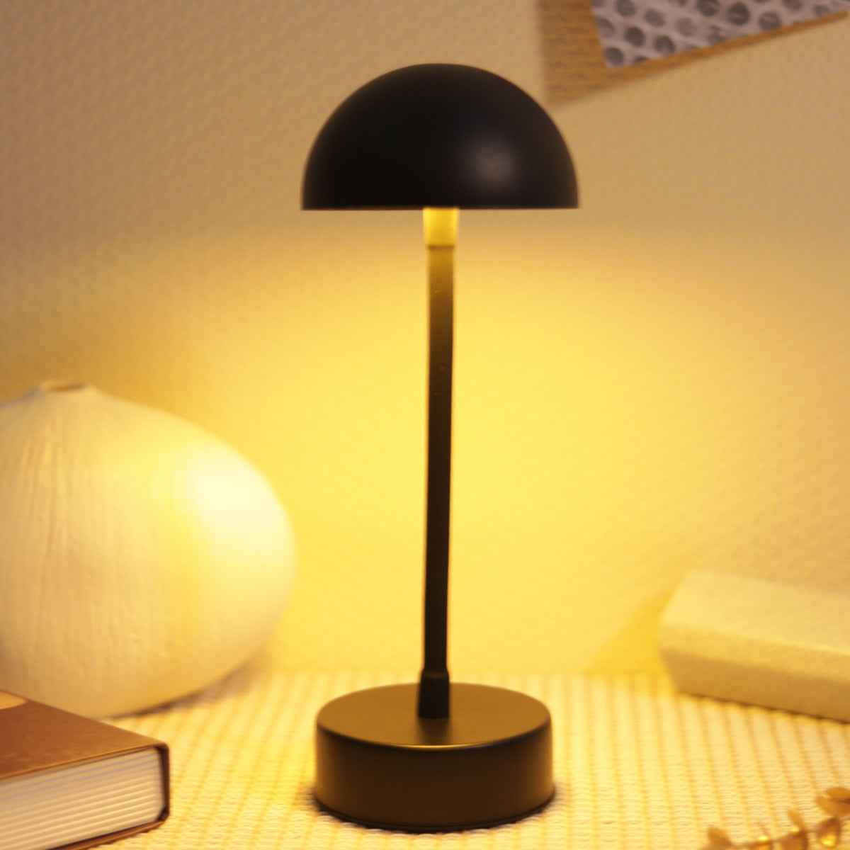 Rechargeable Mushroom Table Lamp - Elegant & Versatile Lighting
